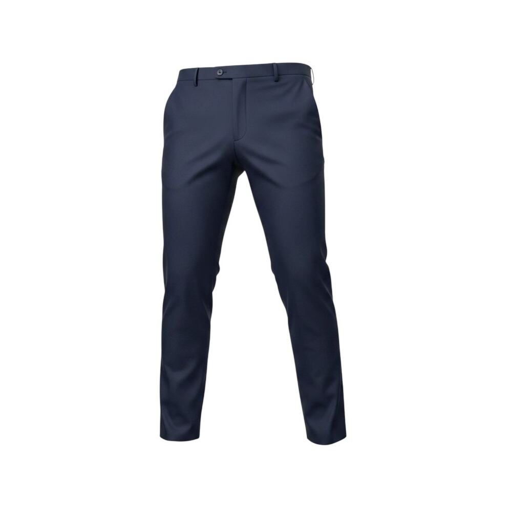 Marchatti Dress Pants Mens 56R 48W Navy Blue Flat Front Unhemmed